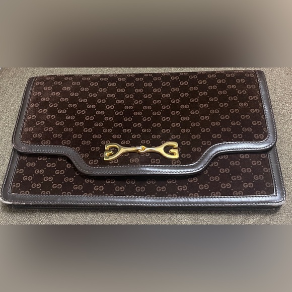 GUCCI Vintage Horsebit 1955 Clutch bag - Picture 2 of 9